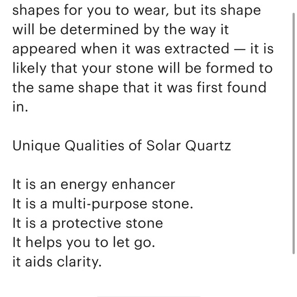 🌙 STUNNING Solar Quartz Natural Gemstone Statement Pendent w/ 925 Silver 50x20mm - Picture 8 of 9